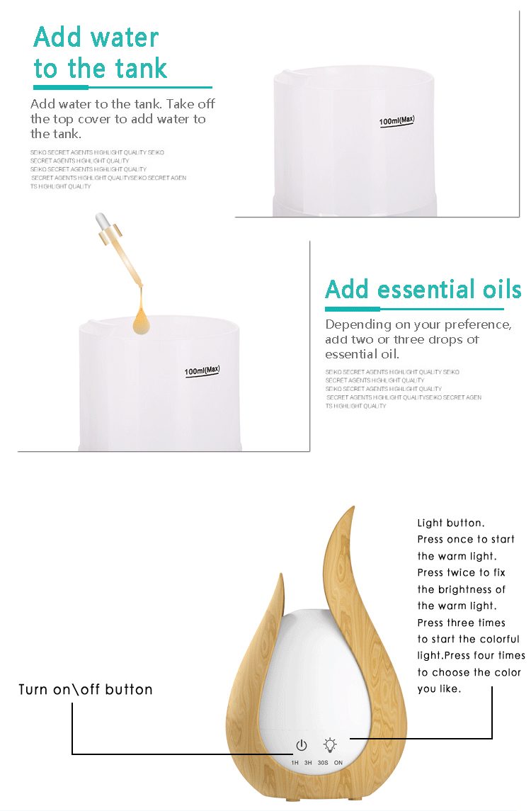 Wholesale Household Remote Control Scent Oil Diffuser Humidification Cool Mist Sprayer Aroma Diffuser With NIght Light