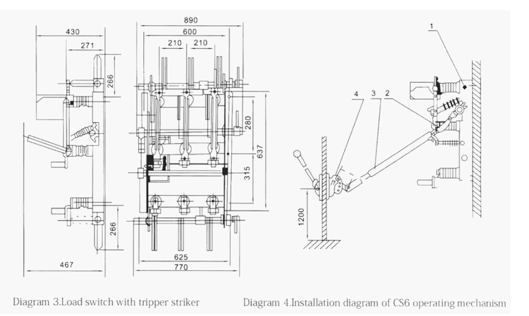 FN7-12kV Air Insulated Load Break Switch For AC Power Network