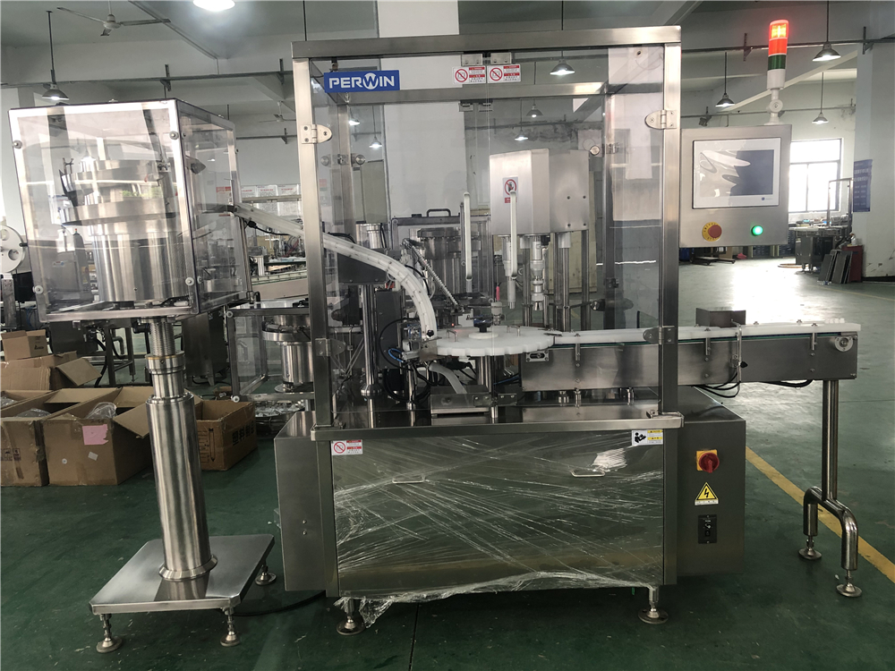SGS Eye Drop Aseptic Filling Machine Pneumatic Driven For Round Bottle