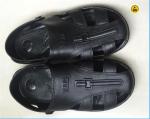 EPA ESD Safety Shoes SPU Sandal Toe Protected 6 Holes Black Blue White Size 36#