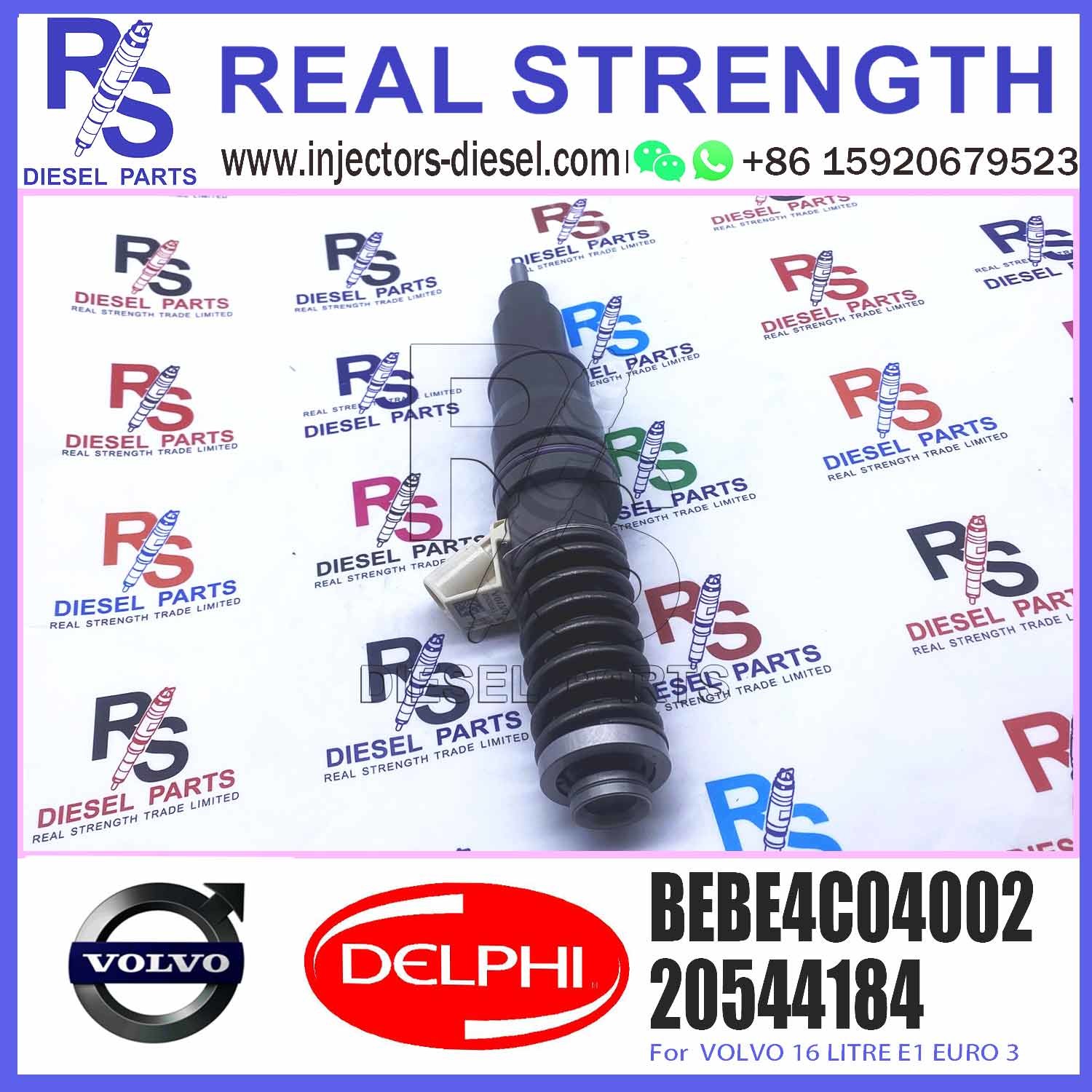 20544184 High performance diesel fuel injector for V-O-L-V ec210b fuel injector BEBE4C04002