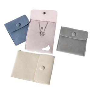 Wholesale Promotional Small Luxury Jewelry Packaging Pouches Velvet Jewelry Drawstring Pouch from china suppliers