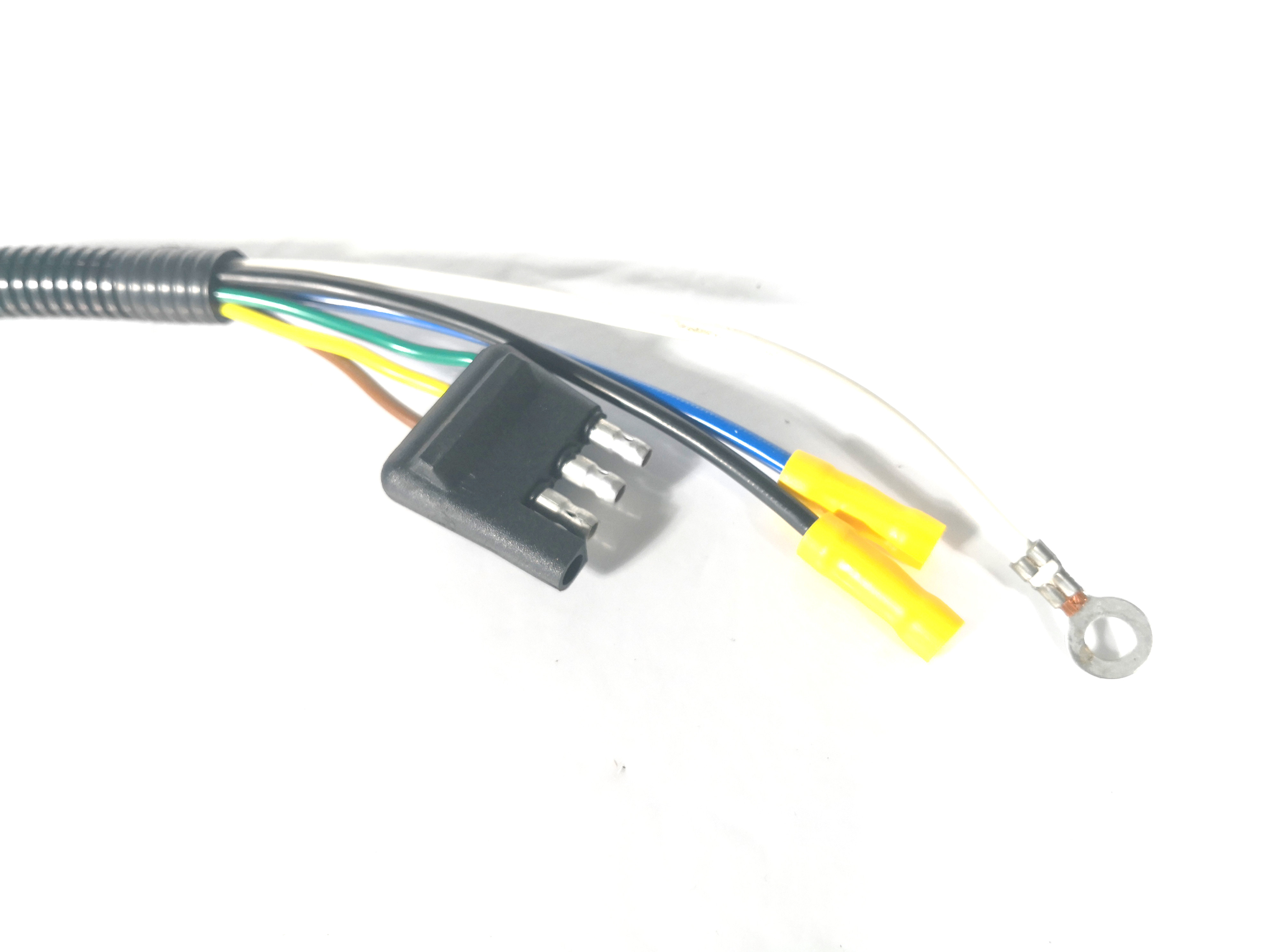 Round To Flat Trailer Light Connector Wiring IATF16949 Certification