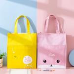 Custom Design Cartoon Review Bag Student Cloth Art Portable Study Bag Student