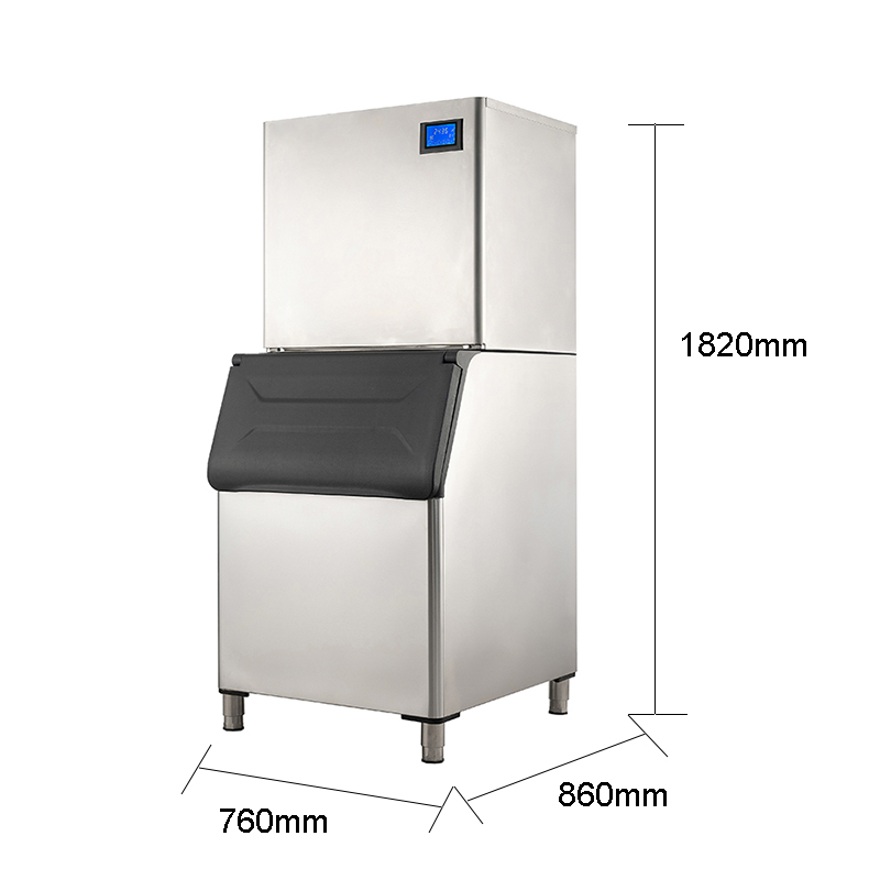 Food Beverage Shops High Level Crescent Ice Machine with 950g Filling Capacity