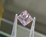 Princess Cut Pink Lab Grown Diamonds Light Pink square shape Jewelry Decorations