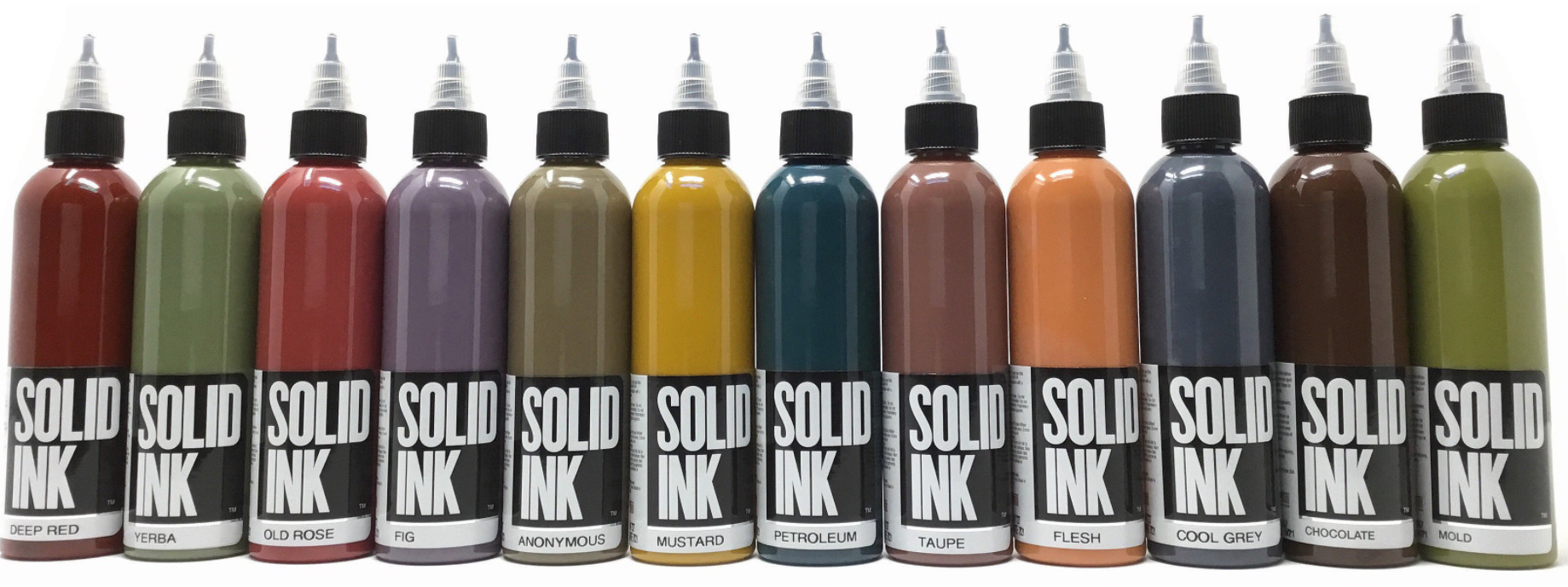 60ML 120ML Solid Tattoo Ink Micro Pigment Light Brown Tattoo Ink
