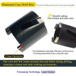 82mm Diameter Concrete Reinforced Concrete Diamond Core Drill Bits Hole Saw Dry