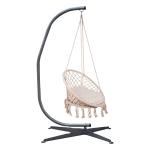 Outdoor Furniture Space Saving Solid Steel Hammock Chair C Stand Durable and