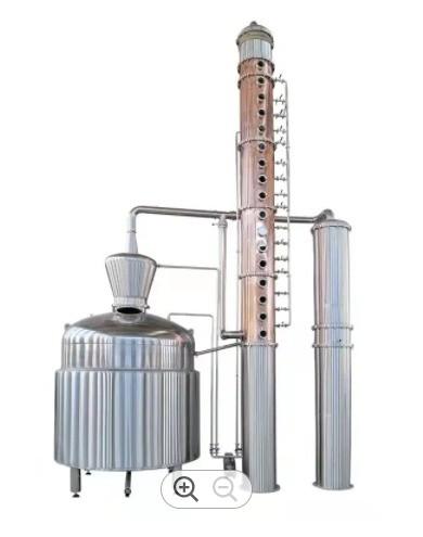 GHO 4000L Wine Stainless Steel Copper Moonshine Distiller for Video Technical