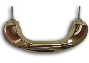 Wholesale H035N Funeral Accessories Zamak Coffin Handles Size：21×7.5 Gold Color from china suppliers