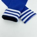 Versatile Black Soccer Grip Socks Jacquard Adult Football Anti Slip Socks
