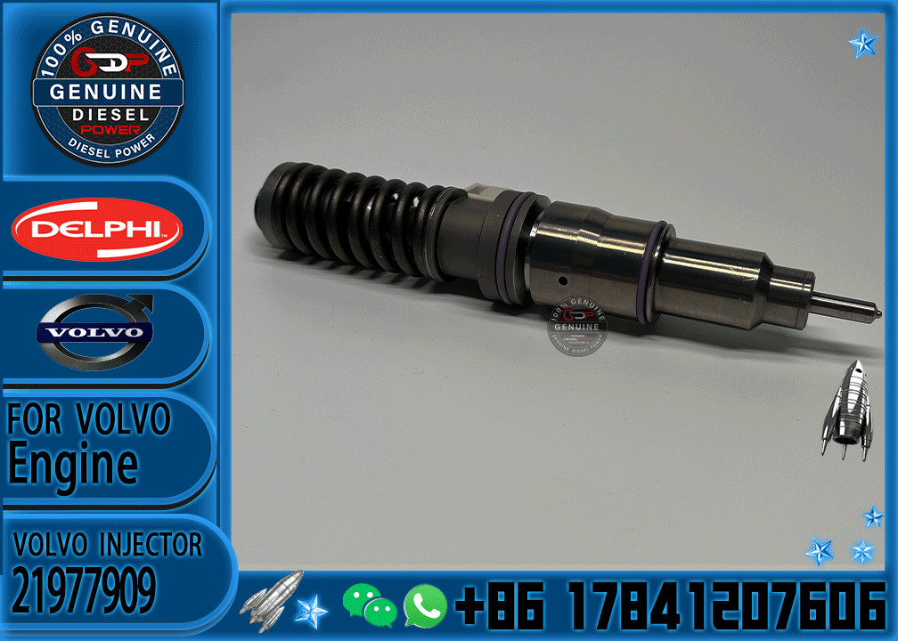 4 Pin Diesel Engine Common Rail Injector Electronic Unit 21977909 22254576 21914027 BEBE4P02002 For Volvo MD13LR Engine