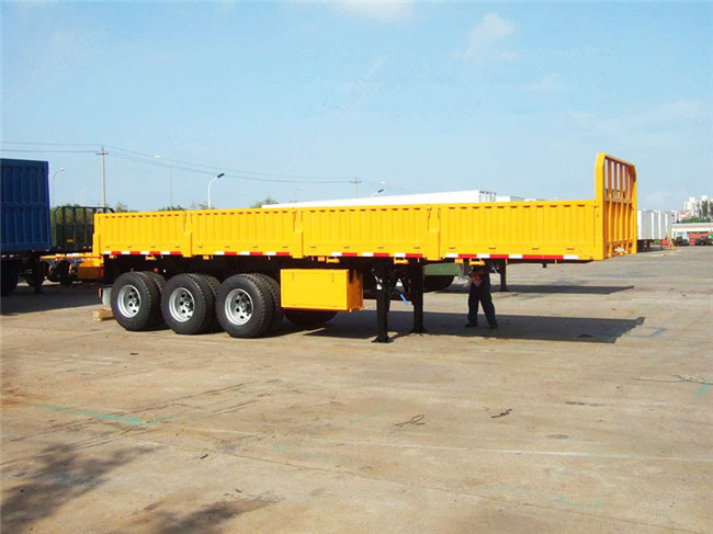 40 Feet Live Stock Trailer / 40T Side Wall Trailer With Pressure Sensor System