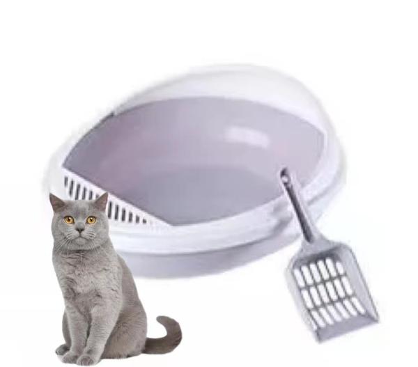 Amazon Hot Sale High Quality Semi-Enclosed Anti-hourglass Splash Proof Cat