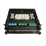 19" LC Fiber Patch Panel MTP MPO 1U Metal Fiber Termination Box