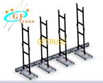 6061 Aluminum LED Screen Truss Wall Ground Support Black