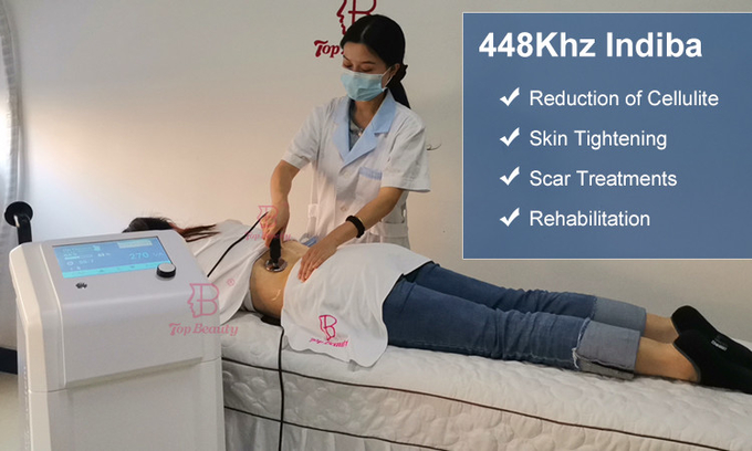 Indiba 448khz Tecar Therapy Machine Deep Care Diatermia Tecarterapia Device