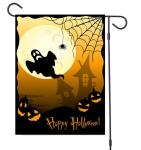 Pink Display Silkscreen Decorative Halloween Flags