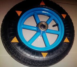 Wholesale 300-400mm Black PU Foam Wheels Pneumatic Air Tires from china suppliers
