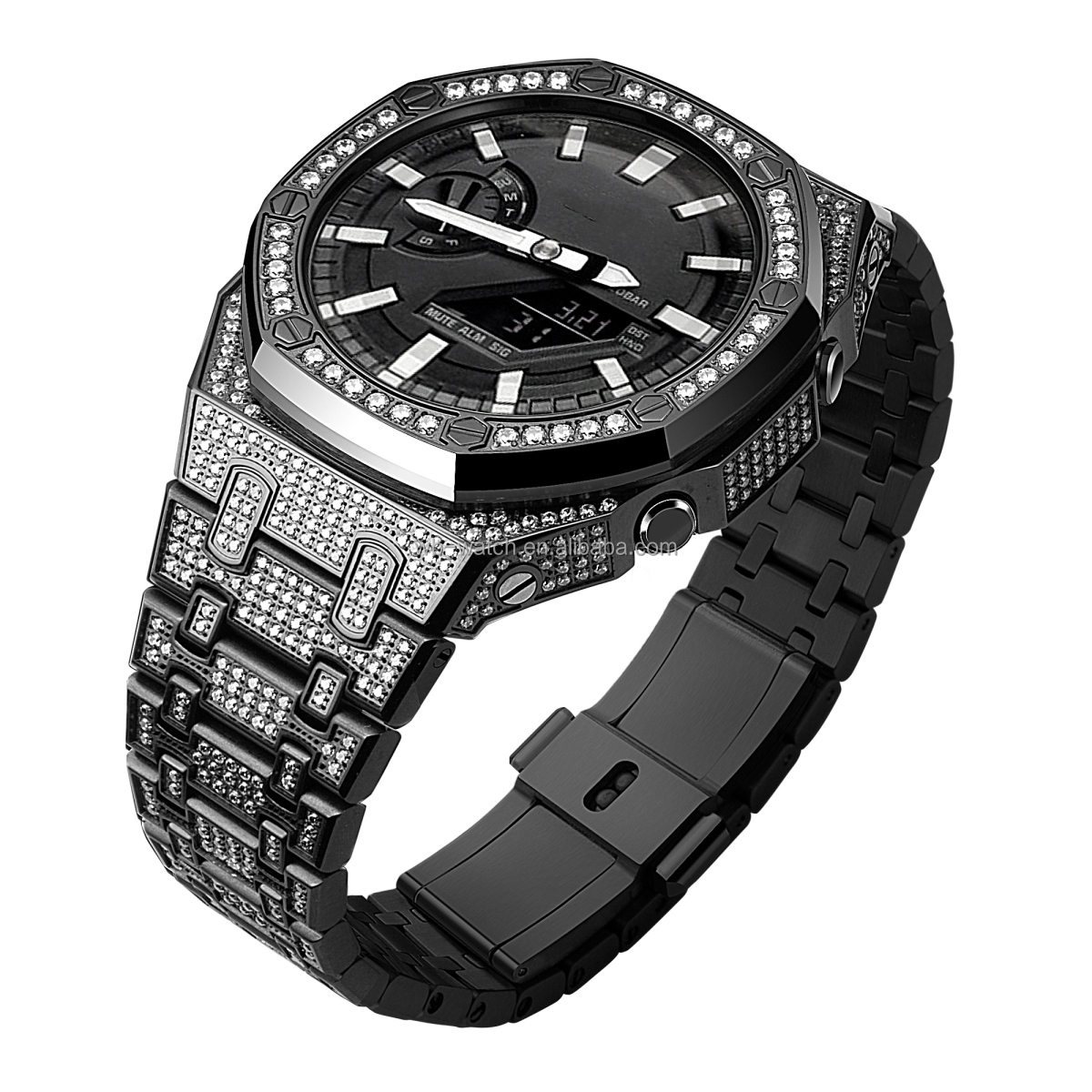 5th Generation Stainless Steel Watch Case And Strap Mod Kit For Casio G Shock GA2100