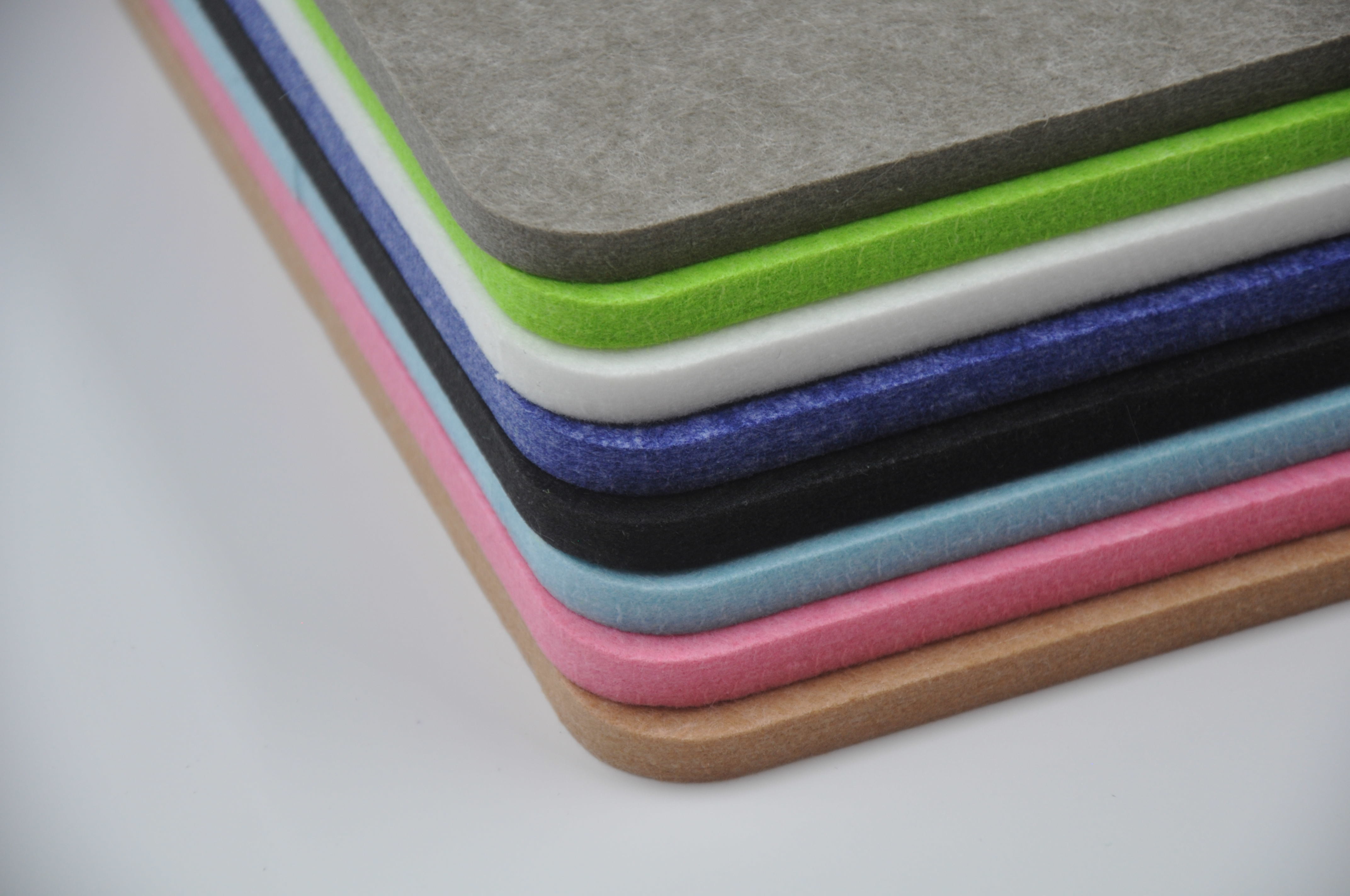 Office Felt Acoustic Panels For Walls And Ceilings 2420x1220mm Customized