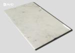 Crashproof White Carrara Marble Stone Tile For Bathroom / Kitchen Decoration