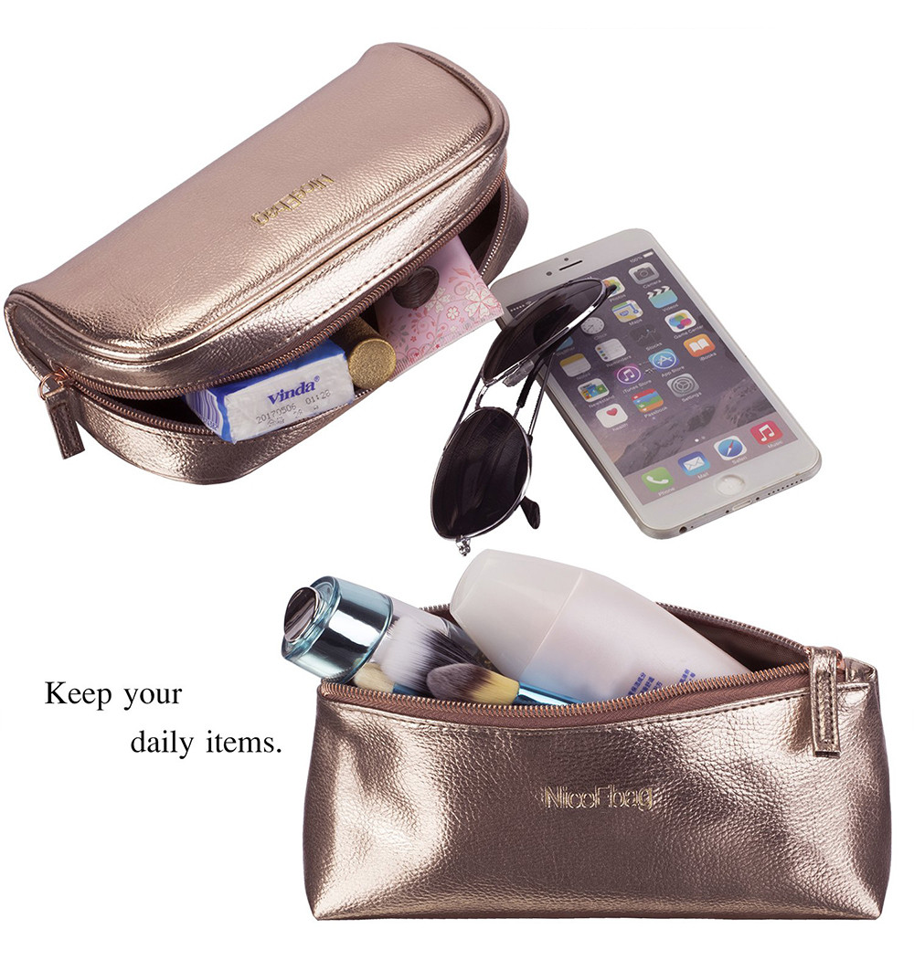 5 In 1 Clear PVC Toiletry Makeup Bag For Travel