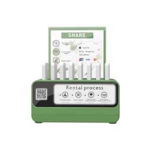 Wholesale 8 Port Rental Power Bank Station For Rent Anti Theft 251*141*124mm from china suppliers