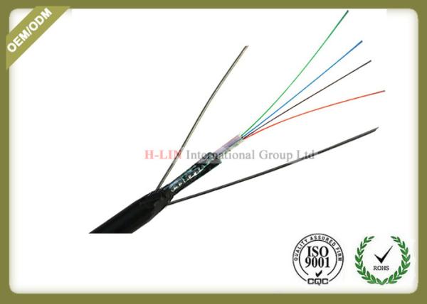 Single Mode Armored Fiber Optic Cable Crush Resistance For Long Distance