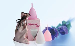 Wholesale 20Ml Reusable Silicone Soft Menstrual Period Cup S -1801 Pink / White / Purple from china suppliers