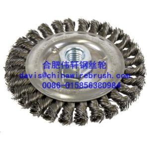 Wholesale Twist Knotted Wire Wheel Brushes With Nut from china suppliers