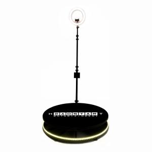 Wholesale Live 360 Camera Photo Booth Machine Metal Slow Spinning Picture Booth from china suppliers