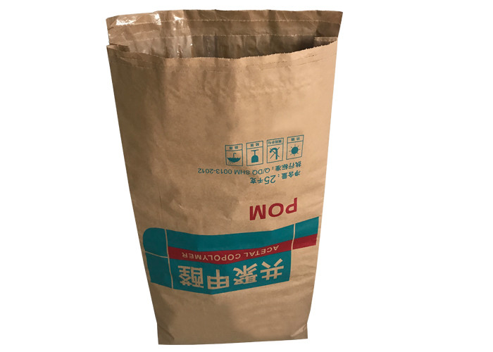 Absorbent Multiwall Kraft Paper Bags For Diatomaceous Earth Clay Granular