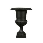 Lawn Ornamental Iron Parts Antique Cast Iron Garden Urns European Style Powder