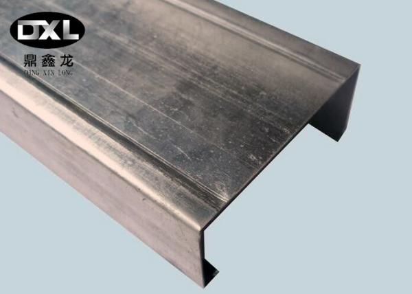 Ceiling Drywall Profile Light Steel Keel , Galvanized Metal Studs Silver White