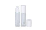 30ml Glass Foundation Bottle With Press Pump Travel Cosmetic Emulsion Essence