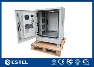 Wholesale Galvanized Steel Single Wall Outdoor Telecom Cabinet Anti Theft Three Point Locking System from china suppliers