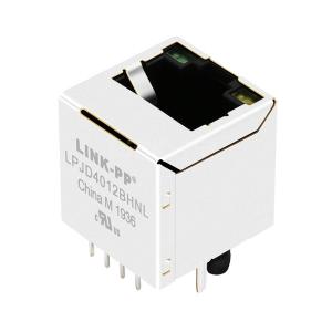 Wholesale Amphenol LMJ2138814S0L1T1C Compatible LINK-PP LPJD4012BHNL 10/100 Base-T Vertical RJ45 Magjack Green&amp;Yellow LED from china suppliers