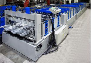 Wholesale Metal Deck Roll Forming Machine , Floor Tiles Manufacturing Machines Fully Auto from china suppliers