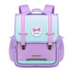 Orthopedic Leather School Backpacks Boy Girl School Bag Large Capacity