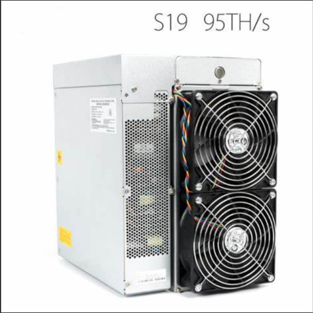 16.5kg BTC Mining Machine Antminer S19 95T 3250w Ethernet 80db