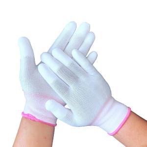 Wholesale Safety Inspection Cotton ESD White Grey Hand Antistatic Gloves For Electronics from china suppliers