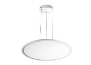 Wholesale 600mm Suspension Round Emergency LED Panel Light 48W Rechargeable 3800LM CRI85 from china suppliers