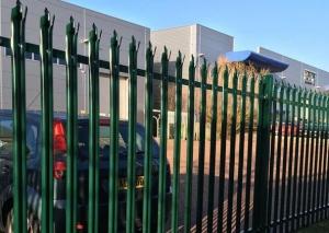 Wholesale Green Color 2.4m High Steel Palisade Fencing W Section Easily Assembled from china suppliers
