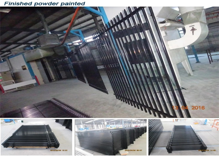 Decorative Garden Stainless Steel Fence / Gate With Anti - Theft Screws