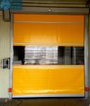 Black 3KW 1000times/Day Plastic Roller Shutter Doors