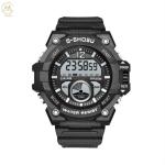 Battery Powered Digital Sport Watch With Silicone Strap 3ATM Waterproof