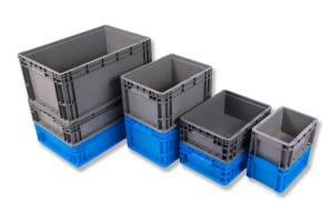 Wholesale HDPE Heavy Duty Equipment Euro Stacking Containers Plastic Turnover Box from china suppliers
