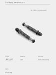 Jh-2167 Steel Minifix Spreading Bolts 40mm Cabinet Fittings For Rta Furniture
